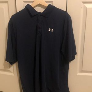XL Under Armour Navy Polo